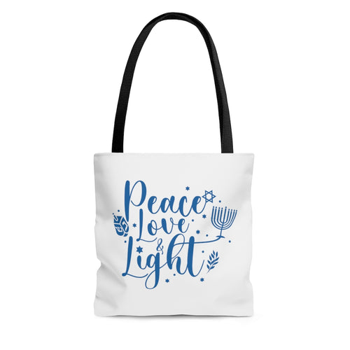 Peace Love & Light - Tote Bag