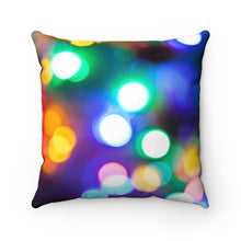 My Favorite Color is Christmas Lights - Micro Suede Square Pillow Case