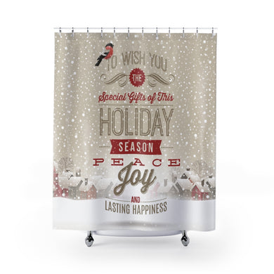 Holiday Shower Curtain