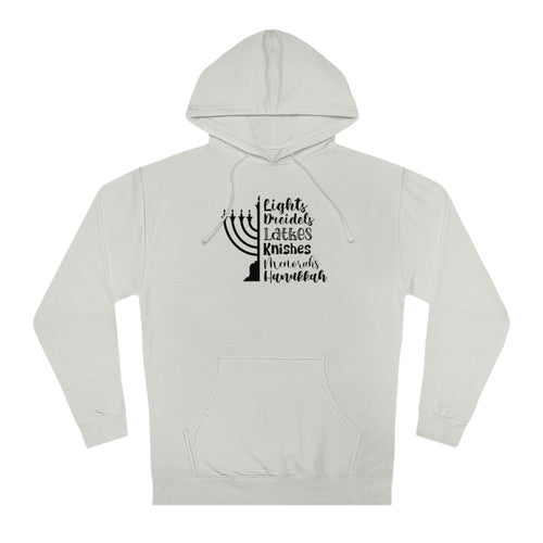 Half Menorah - Unisex Hooded Sweatshirt