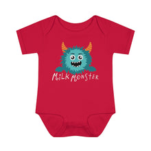 Teal Milk Monster Baby Onesie